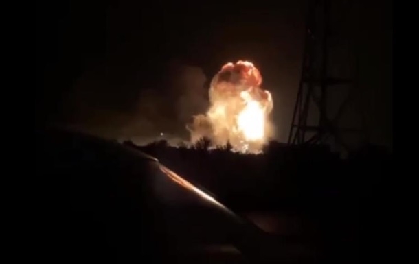 Появилось видео мощного взрыва на аэродроме в РФ