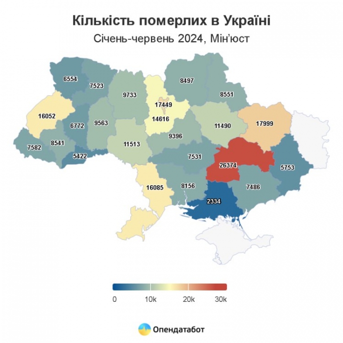 У Миколаївській області на одного новонародженого майже четверо померлих