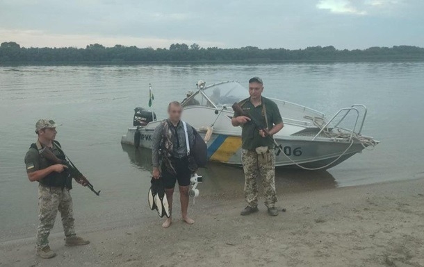 В Одесской области мужчина попытался пересечь границу через Дунай на акваскутере