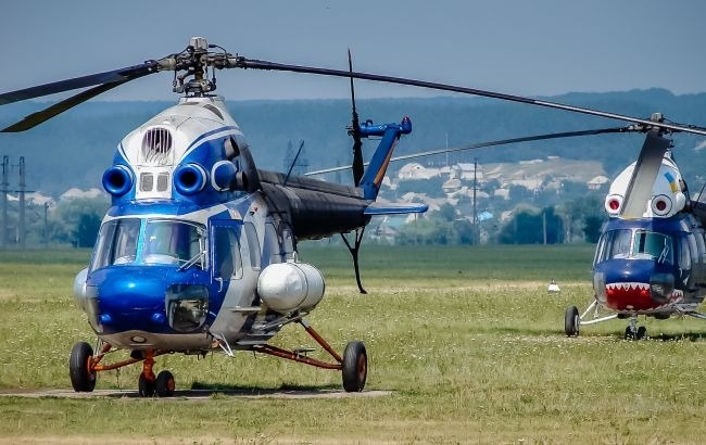 В Україні під час навчально-тренувального польоту розбився гелікоптер Мі-2