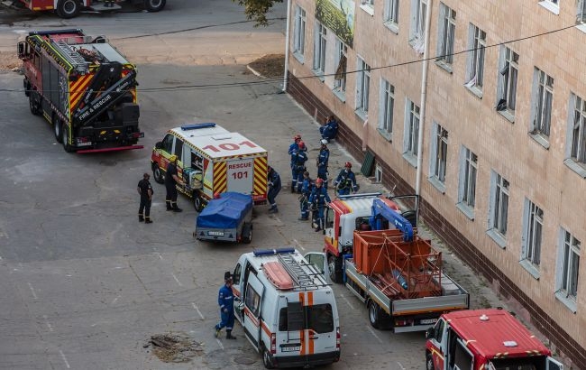 В Полтаве завершили аварийно-спасательные работы после атаки РФ по Институту связи