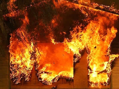 В Николаеве из-за неправильно установленной газовой колонки произошел пожар в жилом доме