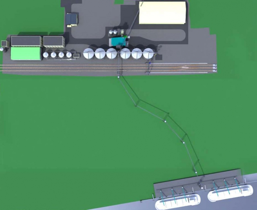 В Николаевской области собираются построить зерновой речной терминал за 2 года