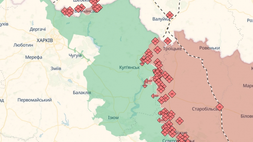 Нардеп Безугла стверджує, що ЗС РФ зайшли до Куп'янська