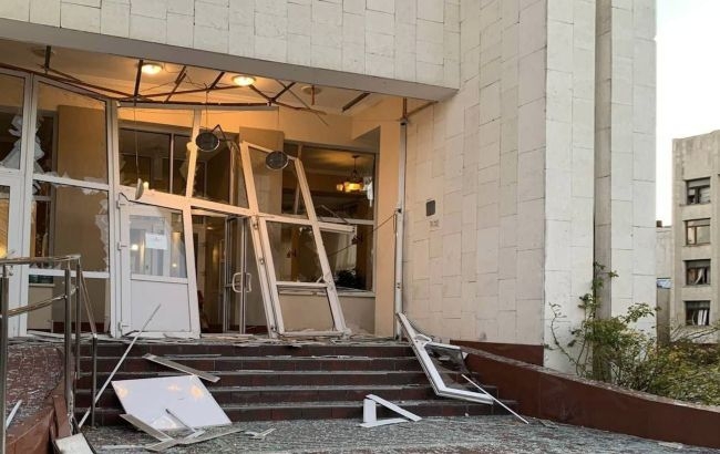 Удар по Києву: уламки безпілотника впали у Шевченківському районі (фото)