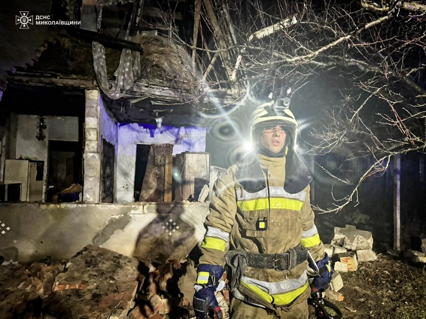 Хозяин погиб при пожаре в собственном доме в Николаевской области