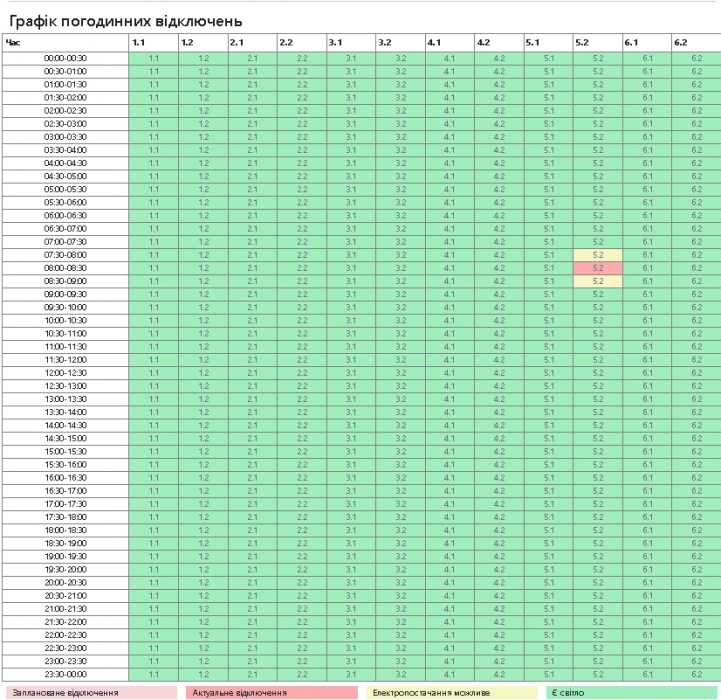 В Николаеве изменили график отключений света