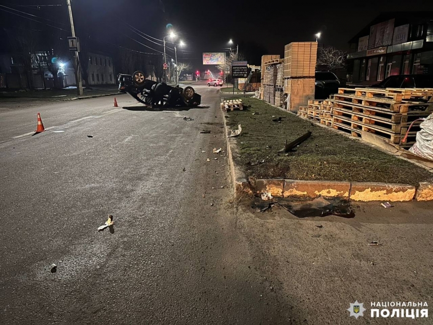 Водій «Міцубіші», який перекинувся у Миколаєві, був п\