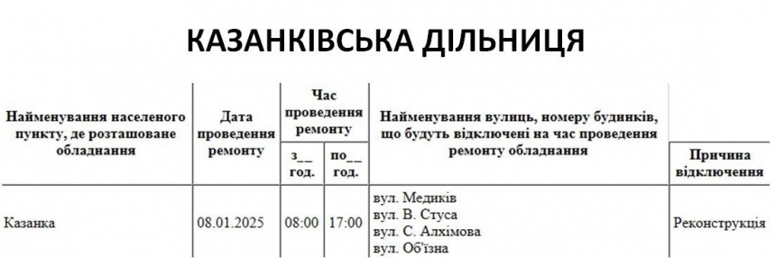 Где в Николаеве и области в среду будут отключать свет (адреса)