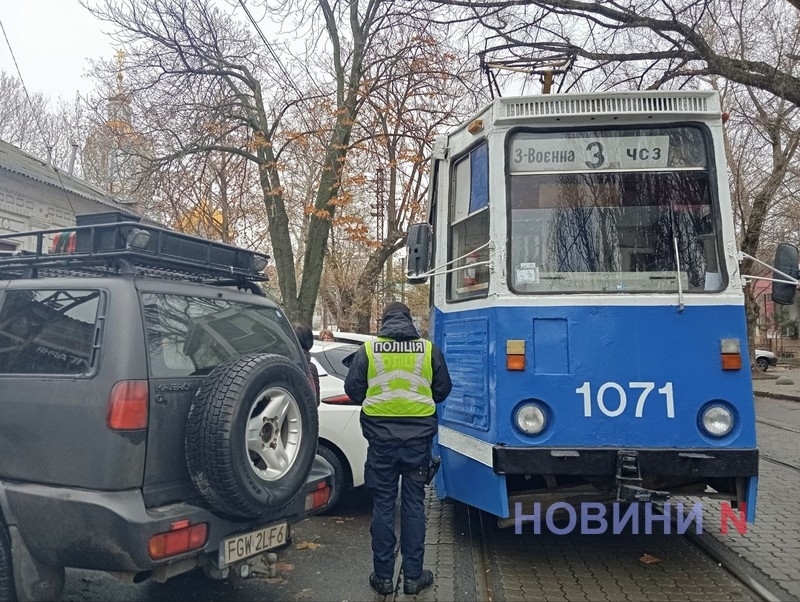 В Николаеве в январе движение трамваев было остановлено на 137 минут: в чем причина