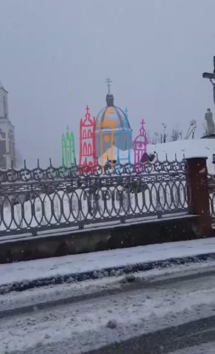 В Україні посеред березня випав сніг (фото, відео)