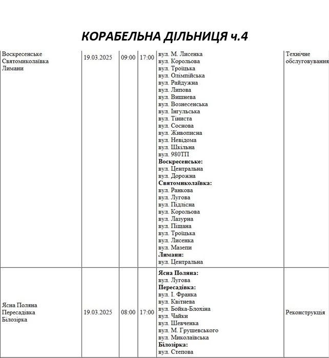 Миколаївців попереджають про масштабне відключення світла: адреси