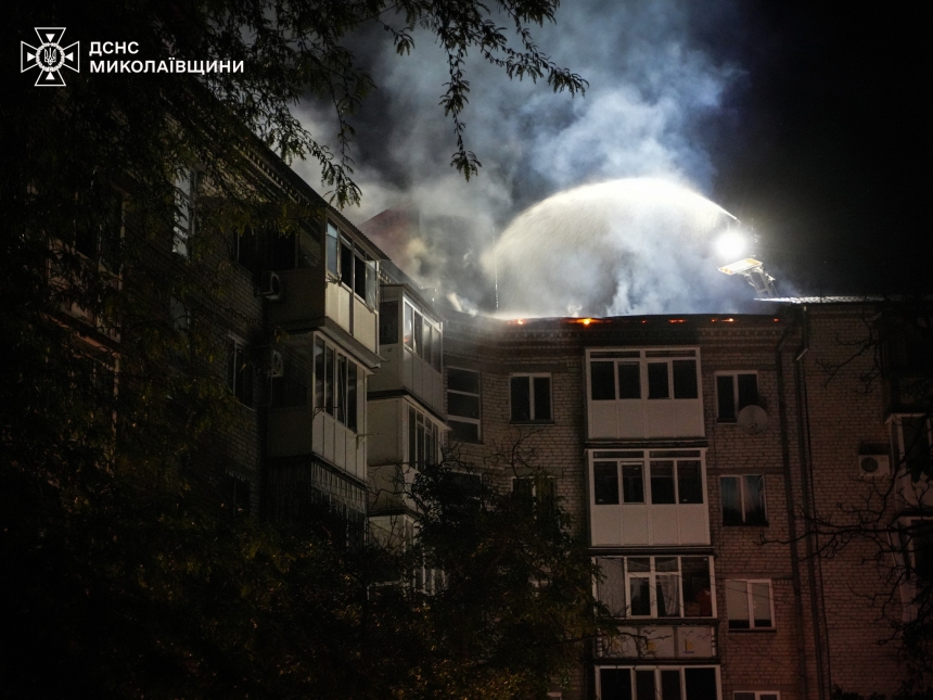 Фото и видео последствий атаки на Николаев