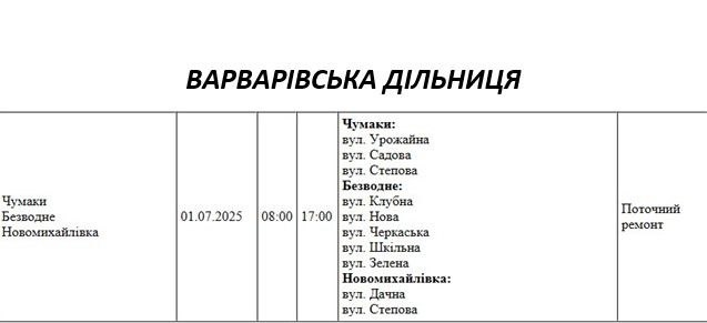 Где в Николаеве и области во вторник не будет света (адреса)