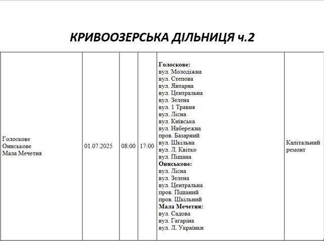 Где в Николаеве и области во вторник не будет света (адреса)