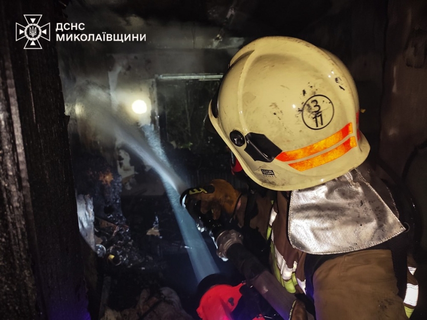 Пенсіонерка загинула під час пожежі на Миколаївщині