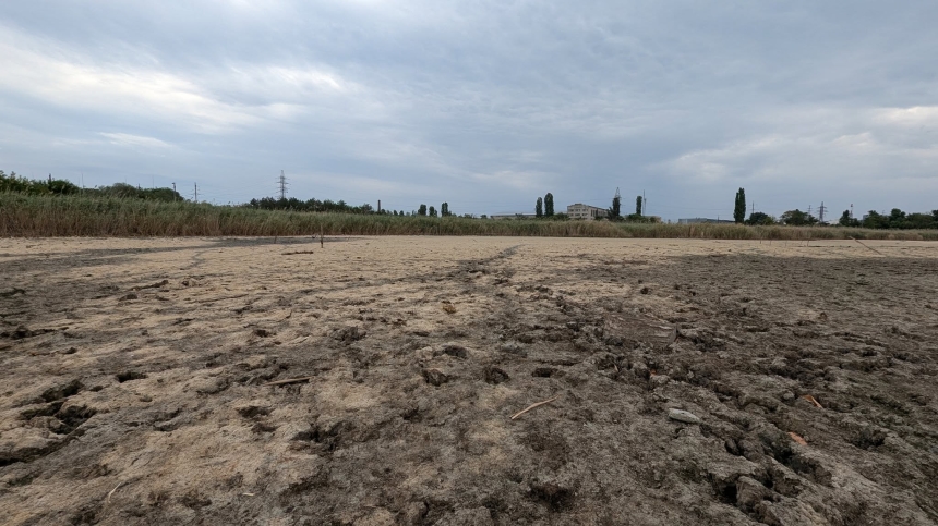 Соленое озеро в парке «Лески» полностью пересохло (фото)