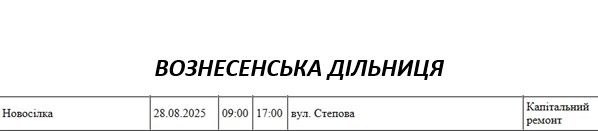 Где в Николаеве и области в четверг будут отключать свет