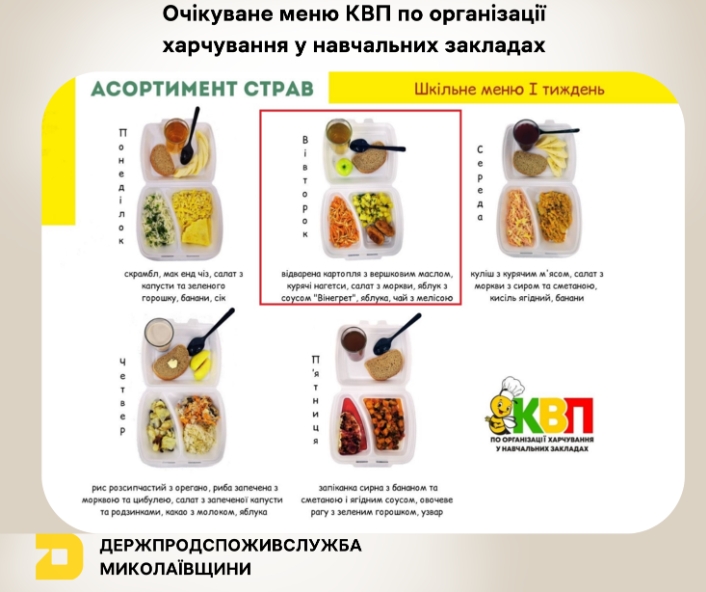 Перевірки харчування учнів у школах Миколаєва: виявлені порушення