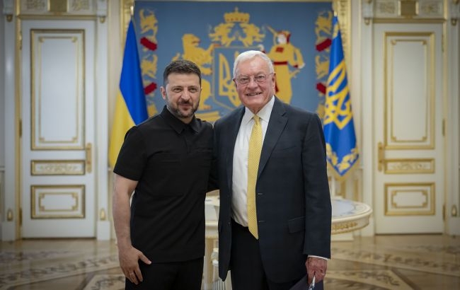 Зеленский встретился с Келлогом