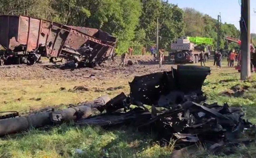 Взрыв в поезде в Киевской области произошел из-за детонации боеприпасов, - ВСУ