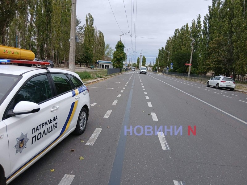 Из-за новой разметки произошло двойное ДТП в Николаеве (фото)