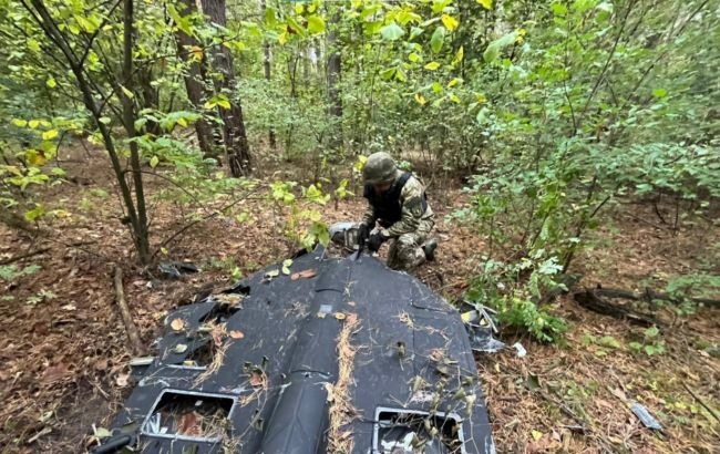 В Киеве обнаружили «шахед» с боевой частью (фото)