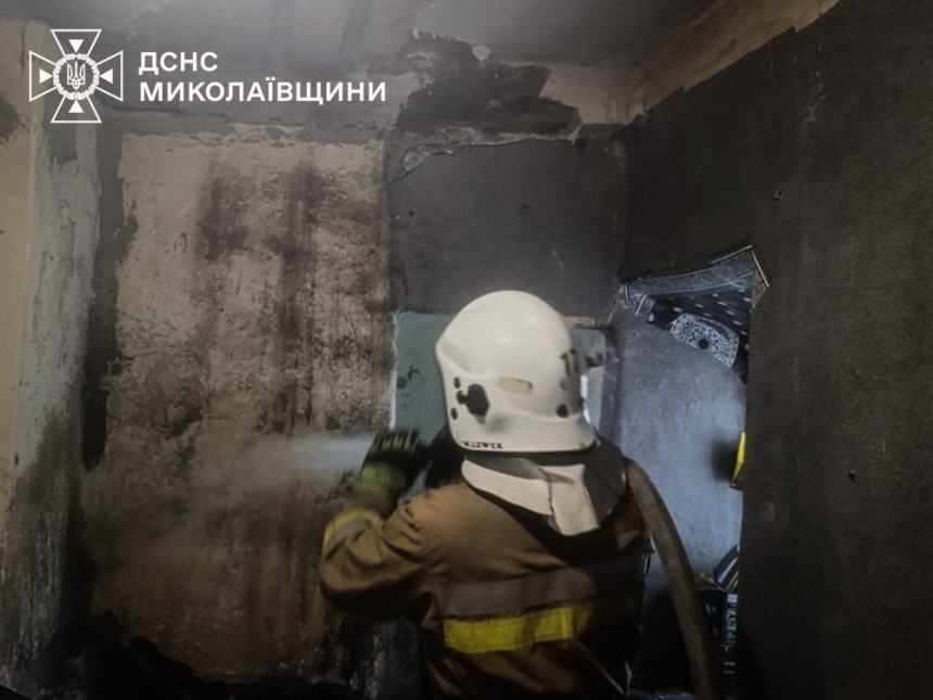 MAN спалахнув на дорозі в Миколаївській області