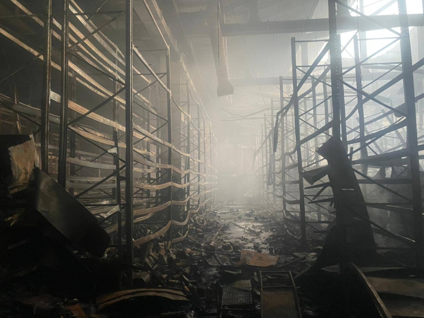 Как выглядит супермаркет после ночной атаки на Николаев (фото)