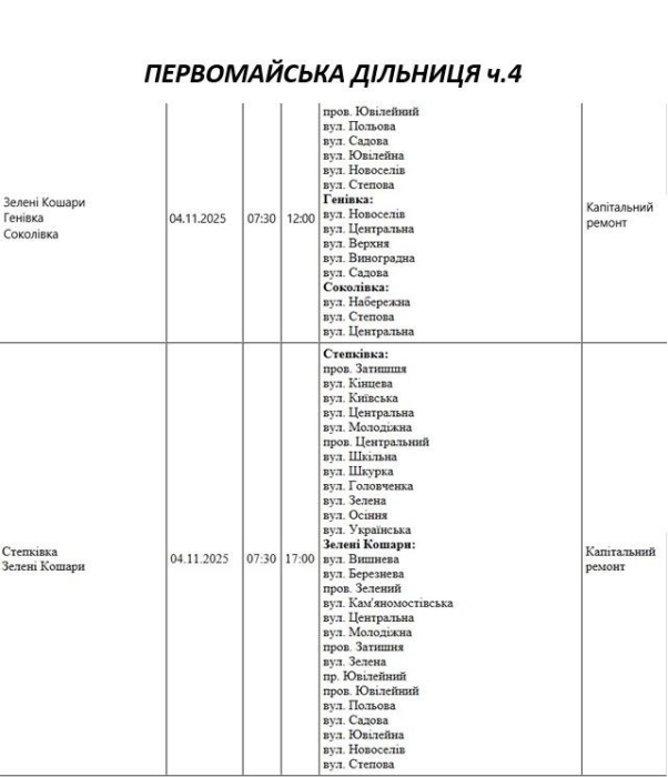Де в Миколаєві та області у вівторок не буде світла (адреси)