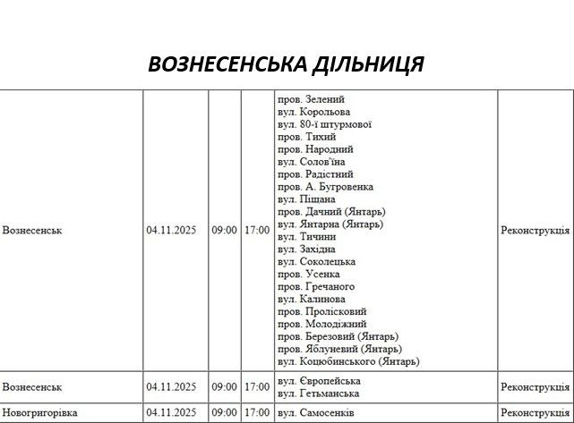 Де в Миколаєві та області у вівторок не буде світла (адреси)