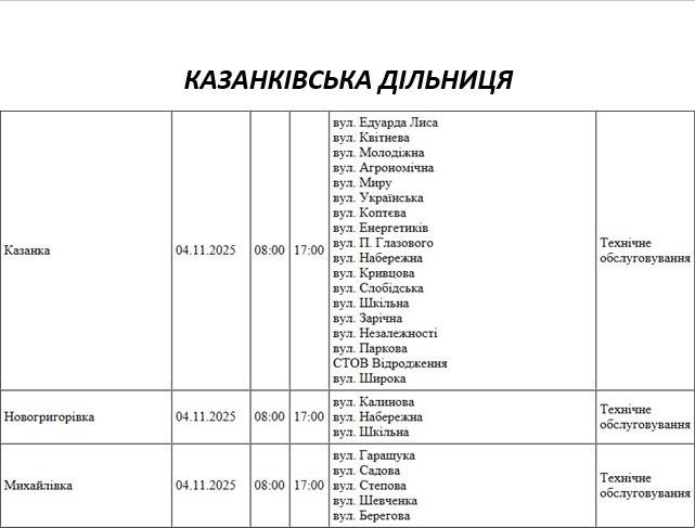 Где в Николаеве и области во вторник не будет света (адреса) 
