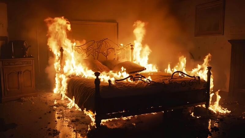 В горящем доме в Николаевской области обнаружили тело погибшего