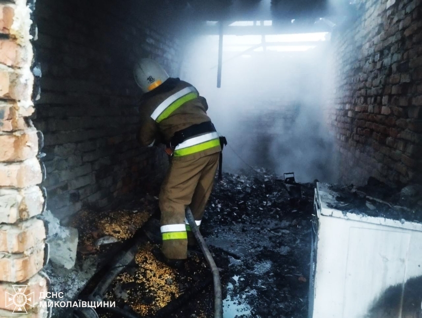 В Николаевской области загорелся генератор в частном доме