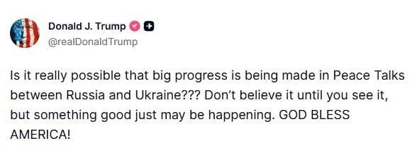Трамп сделал неожиданное заявление о переговорах Украины и РФ
