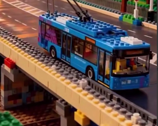 Появилось видео города Николаева в стиле LEGO