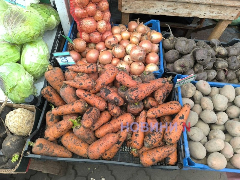 Актуальні ціни на ринку в Миколаєві: свіжі овочі, м\