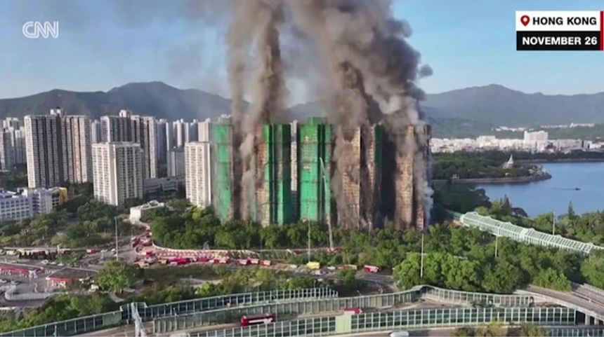 Масштабный пожар в Гонконге: 146 погибших, десятки пострадавших и сотни пропавших