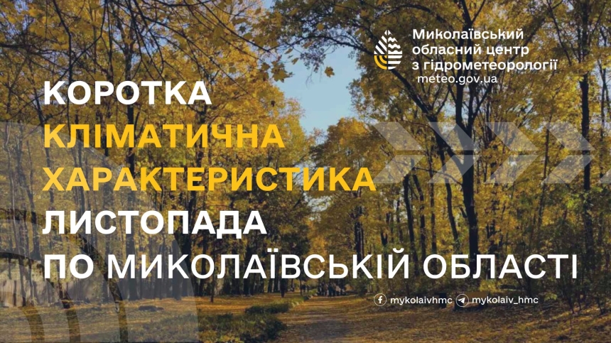 Який був у Миколаївській області останній місяць осені: відповідь синоптиків