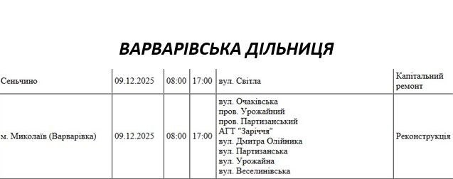 Відключення світла будуть не лише за графіками: де заплановано ремонтні роботи в Миколаєві та області