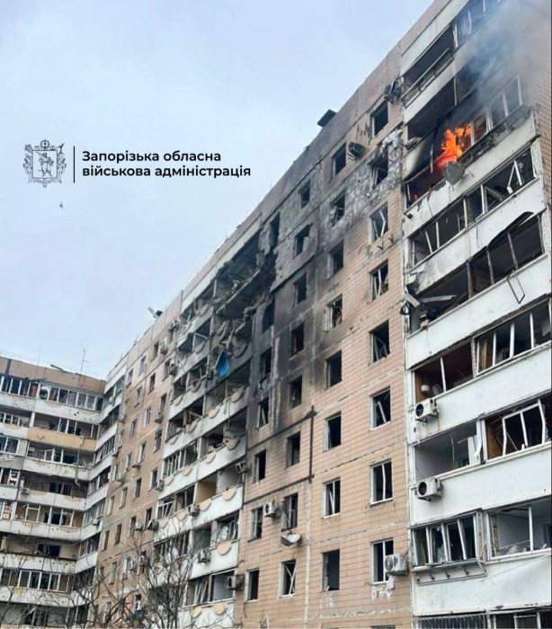 Удар по Запоріжжю: пошкоджено житловий будинок та об'єкт інфраструктури (відео)