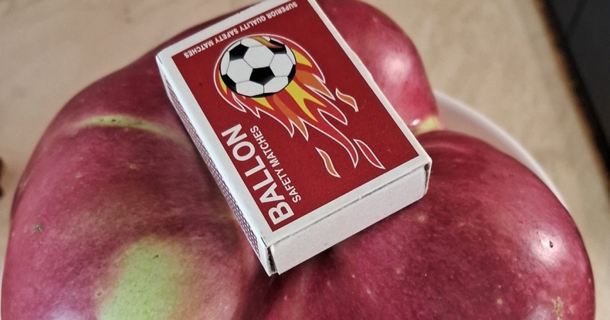 Киевлянин вырастил самое большое яблоко Украины - его вес почти 1,3 кг (фото)