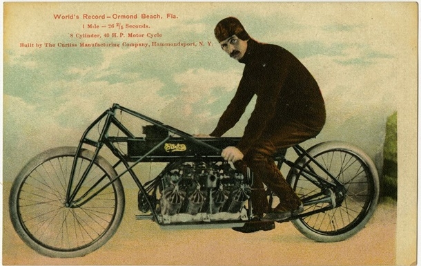 Джей Лено показав мотоцикл Curtiss 1907 - рекордсмен швидкості (відео)