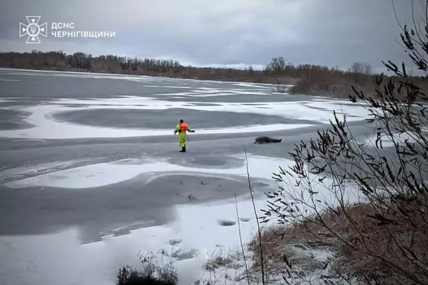 У Чернігівській області чоловік загинув, провалившись під лід