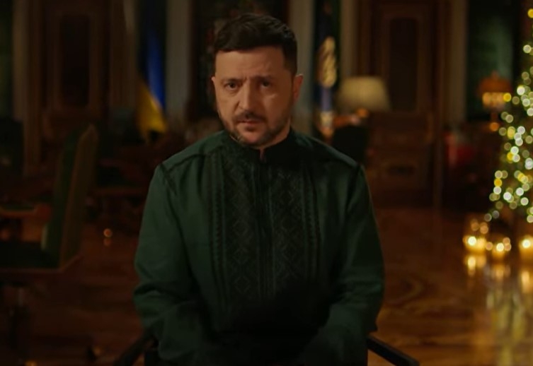 Поздравление президента Зеленского с Новым годом (трансляция)