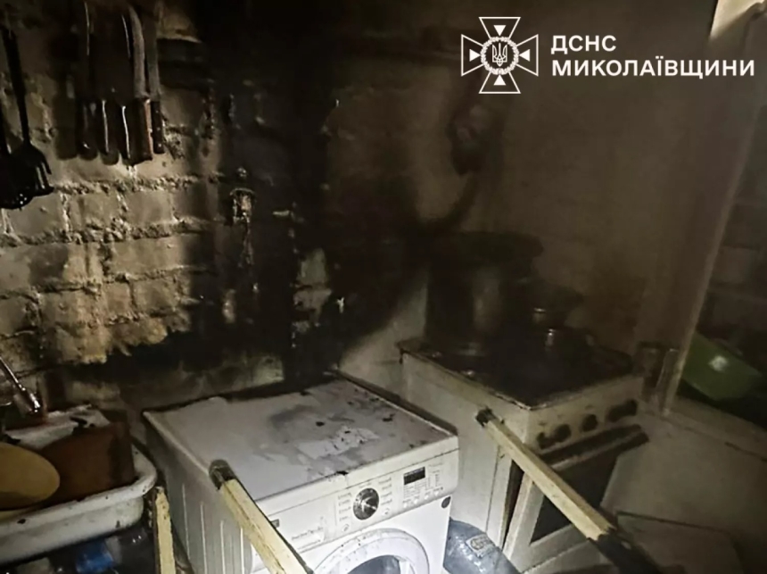 В новогоднюю ночь в Николаеве горели стиральная машинка и автомобиль