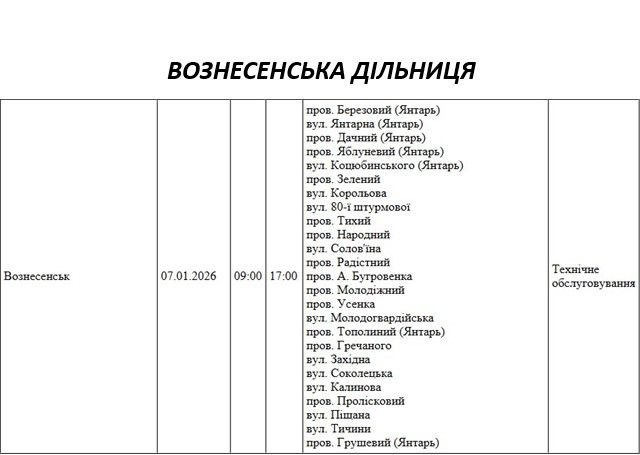 Де у Миколаєві та області завтра не буде світла