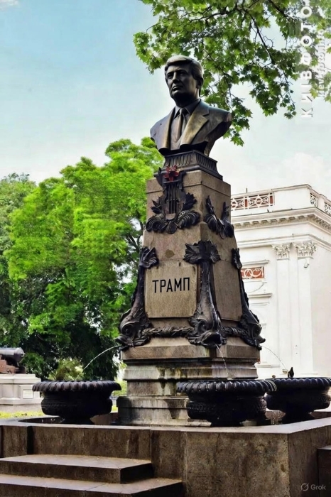 Трамп вместо Пушкина: появилась петиция о замене бюста на одесском бульваре