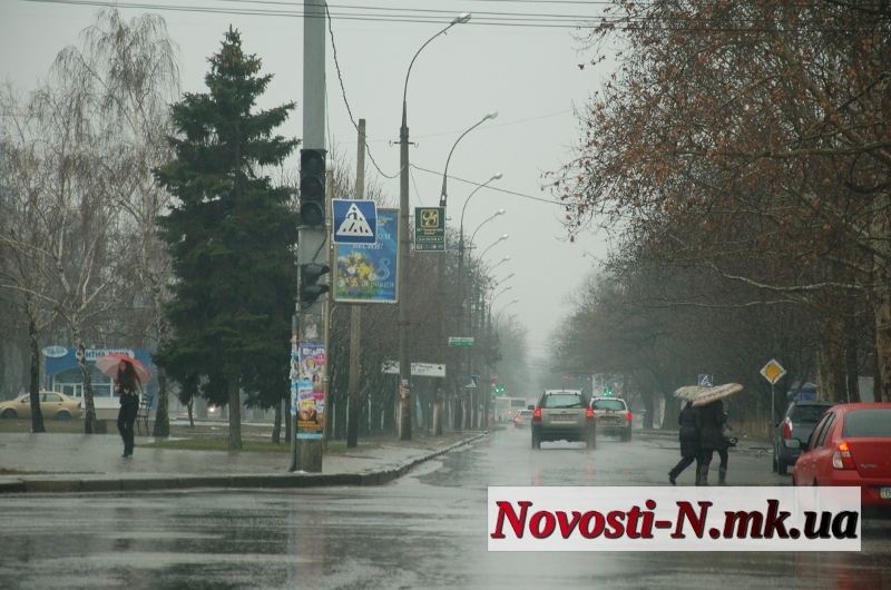 В Николаеве небольшие дожди продлятся до 15 марта. Затем  - легкое похолодание