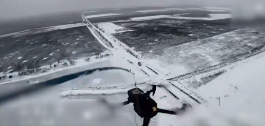 Украинские десантники показали необычный способ перехвата вражеских дронов